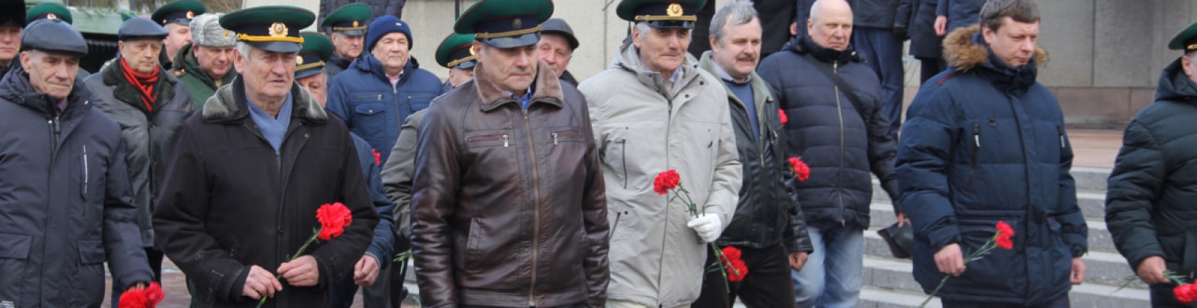 В Красноярске почтили память пограничников, погибших на острове Даманский